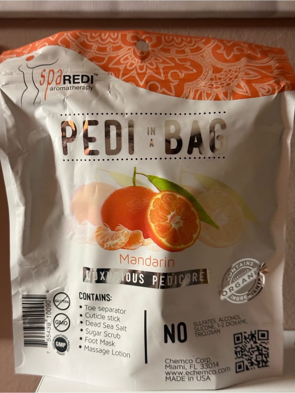 Mandarin Pedi-in-a-Bag Kids One Piece - Orange